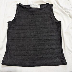 Black Ribbed Tank, XS